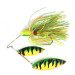  Double Willow Blade spinnerbait, Fire tiger, 25, блешня оберталка (вертушка) #23567