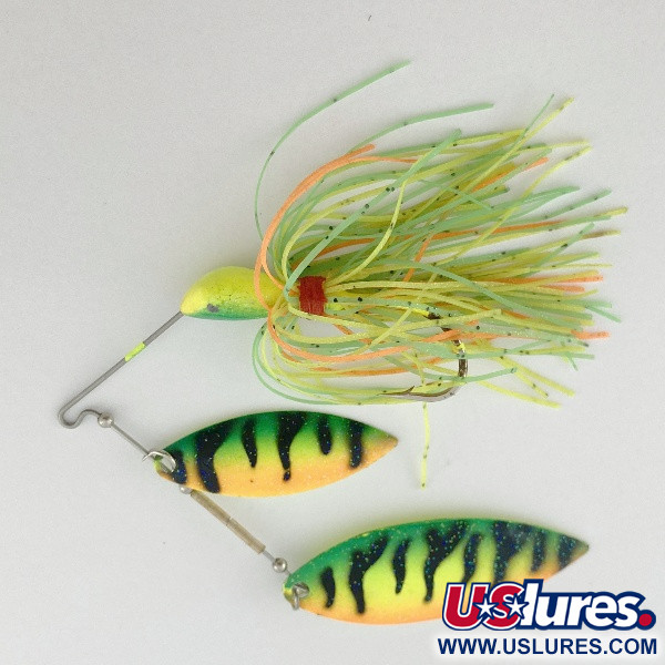  Double Willow Blade spinnerbait, Fire tiger, 25, блешня оберталка (вертушка) #23567