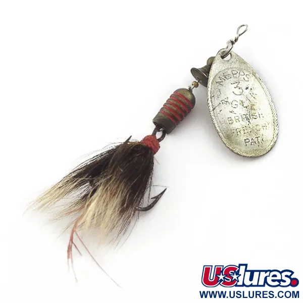 Mepps Aglia 3 dressed (з хвосту білки) 1960-х років