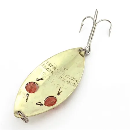 Herter's Glass Eye Spoon, нікель/червоні очі, 21, блесна коливалка (колебалка) #23575