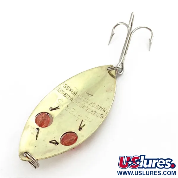Herter's Glass Eye Spoon, нікель/червоні очі, 21, блесна коливалка (колебалка) #23575