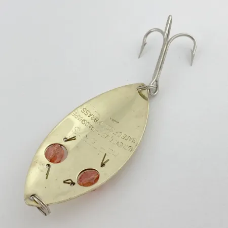 Herter's Glass Eye Spoon, нікель/червоні очі, 21, блесна коливалка (колебалка) #23575