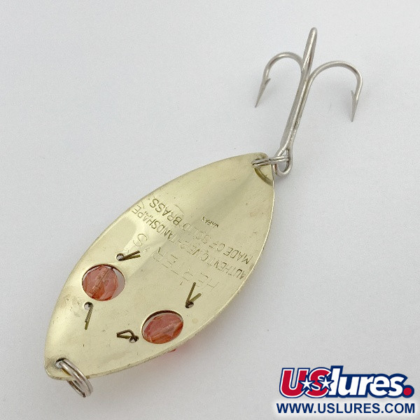  Herter's Glass Eye Spoon, нікель/червоні очі, 21, блесна коливалка (колебалка) #23575