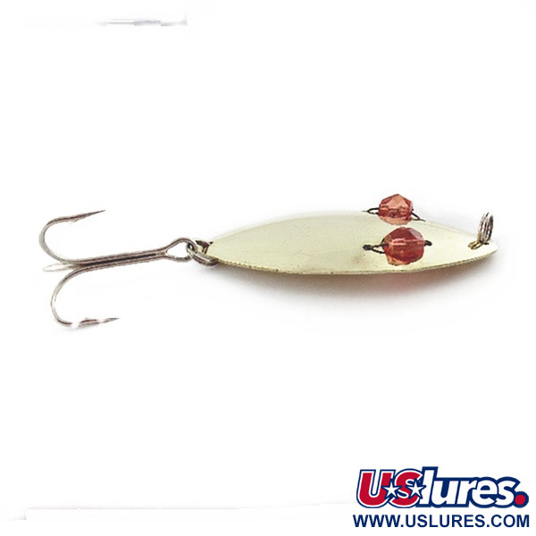  Herter's Glass Eye Spoon, нікель/червоні очі, 21, блесна коливалка (колебалка) #23575