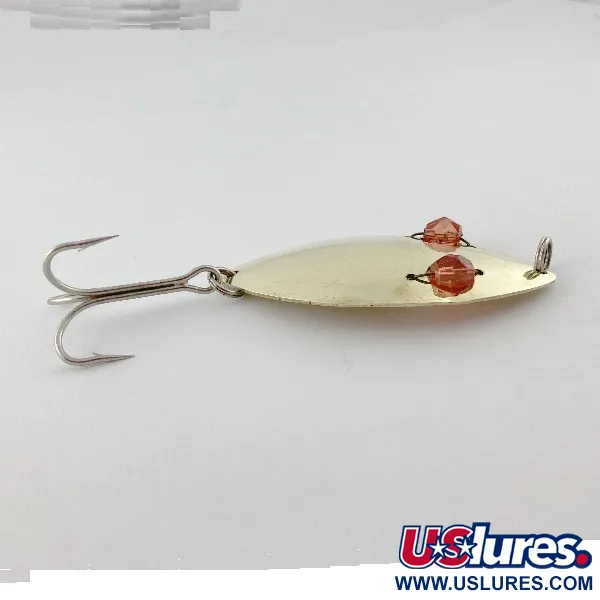 Herter's Glass Eye Spoon, нікель/червоні очі, 21, блесна коливалка (колебалка) #23575