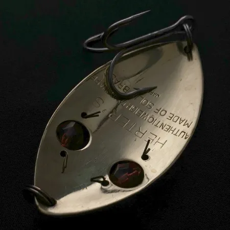 Herter's Glass Eye Spoon, нікель/червоні очі, 21, блесна коливалка (колебалка) #23575