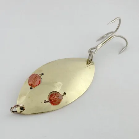 Herter's Glass Eye Spoon, нікель/червоні очі, 21, блесна коливалка (колебалка) #23575