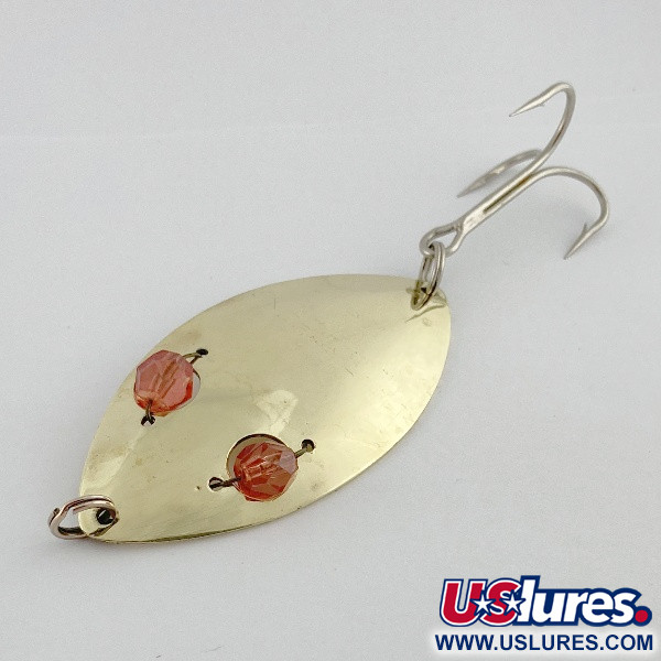  Herter's Glass Eye Spoon, нікель/червоні очі, 21, блесна коливалка (колебалка) #23575