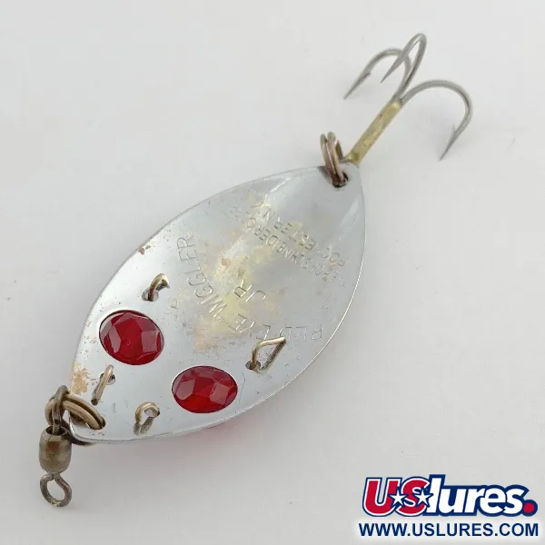 Hofschneider Red eye Junior, нікель/червоні очі, 13, блесна коливалка (колебалка) #23576