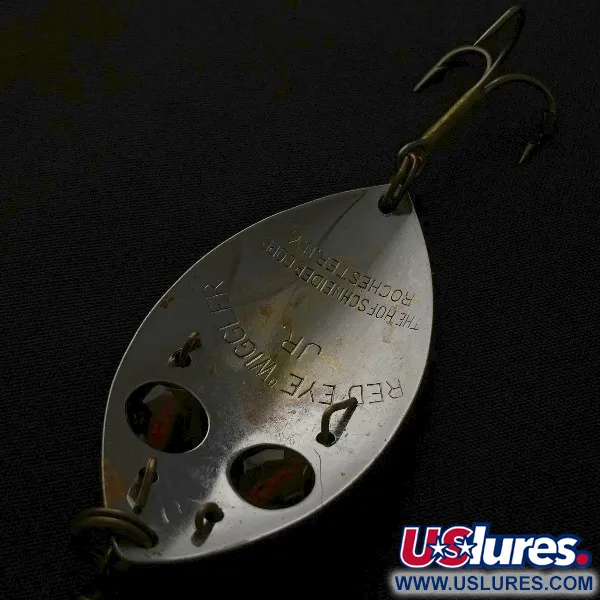 Hofschneider Red eye Junior, нікель/червоні очі, 13, блесна коливалка (колебалка) #23576