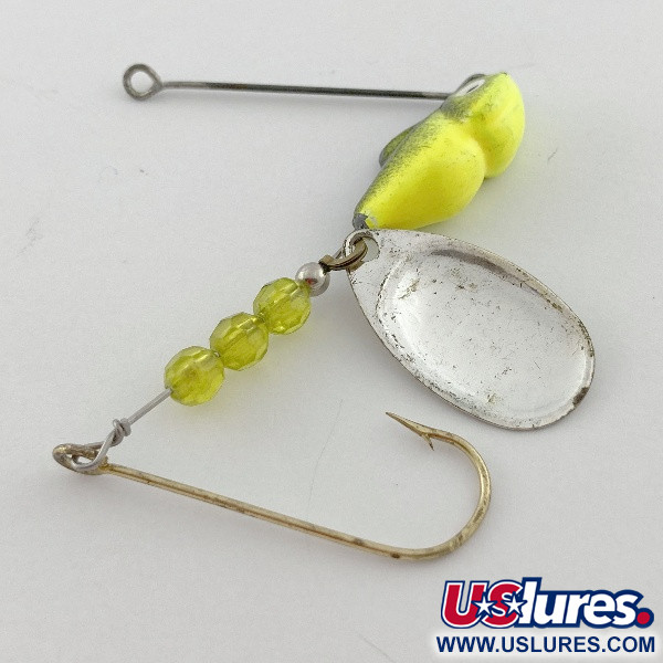  Mepps Walley Killer Spinnerbait, срібло/шартрез, 21, блешня оберталка (вертушка) #23577