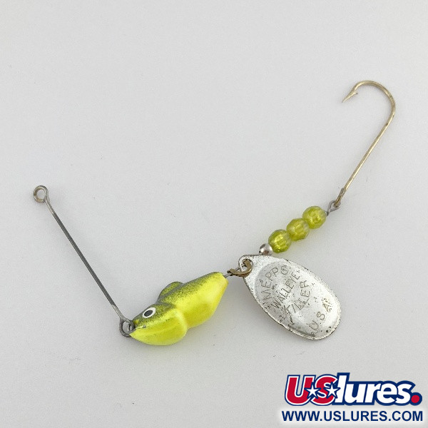  Mepps Walley Killer Spinnerbait, срібло/шартрез, 21, блешня оберталка (вертушка) #23577