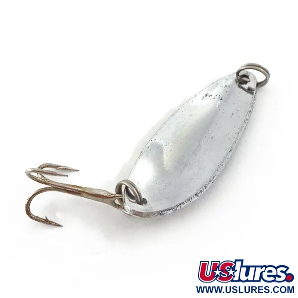 Glen Evans Glen L Evans Shag Spoon, nickel/green, 7, блесна коливалка (колебалка) #23578