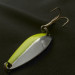 Glen Evans Glen L Evans Shag Spoon, nickel/green, 7, блесна коливалка (колебалка) #23578