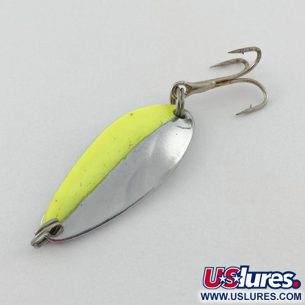 Glen Evans Glen L Evans Shag Spoon, nickel/green, 7, блесна коливалка (колебалка) #23578