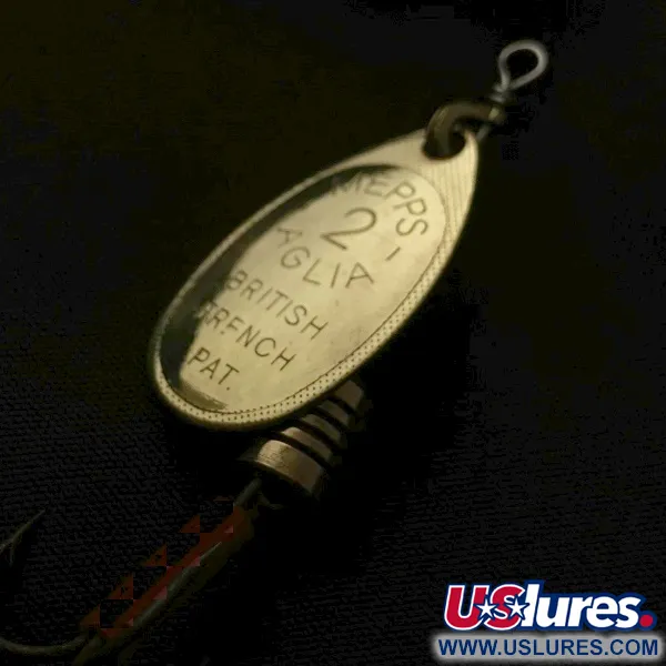 Mepps Aglia 2 (60 початок 70-x), золото, 4,5, блешня оберталка (вертушка) #23580