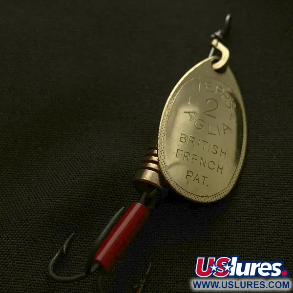 Mepps Aglia 2 (60 початок 70-x), золото, 4,5, блешня оберталка (вертушка) #23580