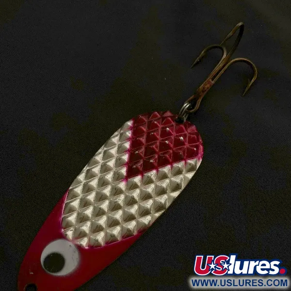 Lindy / Little Joe Lindy Gator , червоний/білий/нікель, 55, блесна коливалка (колебалка) #23586