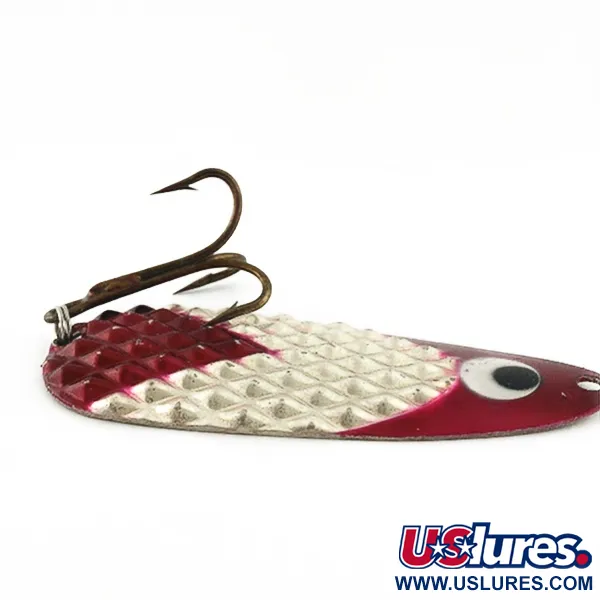 Lindy / Little Joe Lindy Gator , червоний/білий/нікель, 55, блесна коливалка (колебалка) #23586