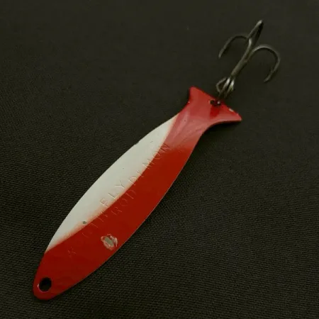 Worth Fly Rod Demon, нікель/червоний/білий, 2,5, блесна коливалка (колебалка) #23595