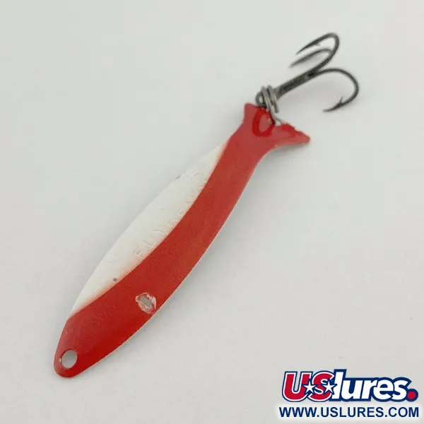 Worth Fly Rod Demon, нікель/червоний/білий, 2,5, блесна коливалка (колебалка) #23595