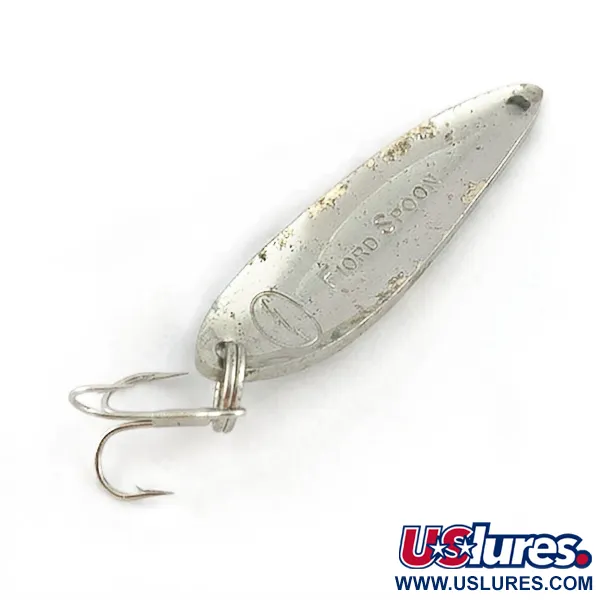 Acme Fiord Spoon Lightning (1950-х років), нікель/синій, 7, блесна коливалка (колебалка) #23604