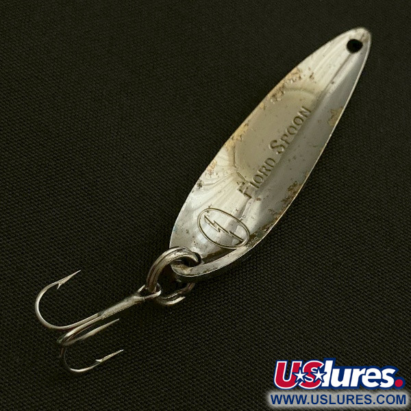 Acme Fiord Spoon Lightning (1950-х років), нікель/синій, 7, блесна коливалка (колебалка) #23604