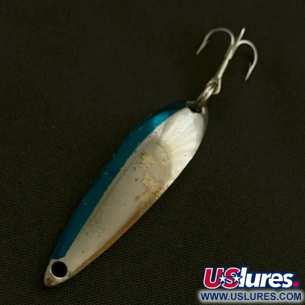 Acme Fiord Spoon Lightning (1950-х років), нікель/синій, 7, блесна коливалка (колебалка) #23604