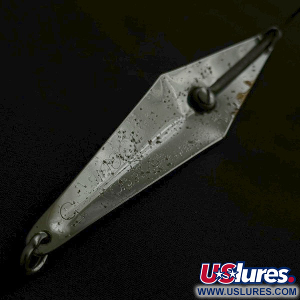 James E. Clark  Clark Spoon Squid, нікель, 35, блесна коливалка (колебалка) #23614