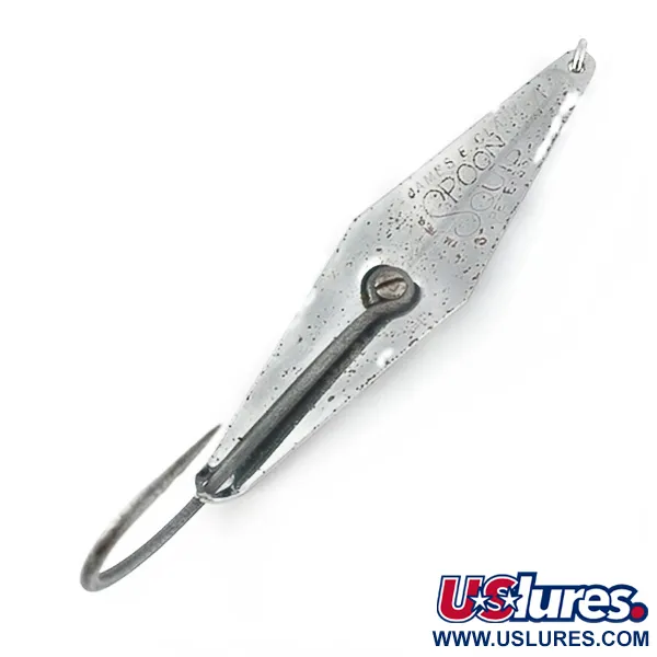 James E. Clark  James Clark  spoon 4, нікель, 21, блесна коливалка (колебалка) #23615