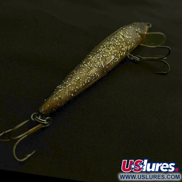  Bill Norman Shiner Minnow, золото, 10, воблер #23622