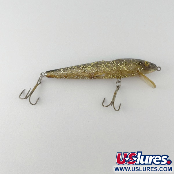  Bill Norman Shiner Minnow, золото, 10, воблер #23622