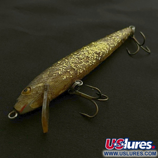  Bill Norman Shiner Minnow, золото, 10, воблер #23622