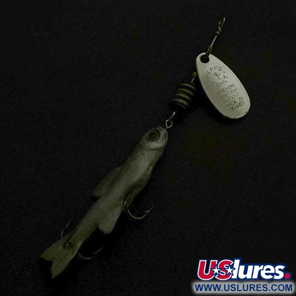 Mepps Comet Mino 1 (1970 -x років), silver, 4,5, блешня оберталка (вертушка) #23634