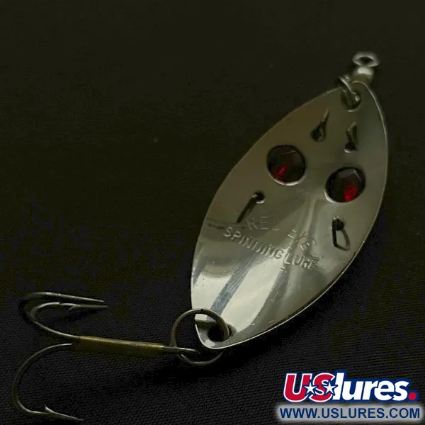 Red Eye Lures Red eye Junior, нікель/червоні очі, 10, блесна коливалка (колебалка) #23639