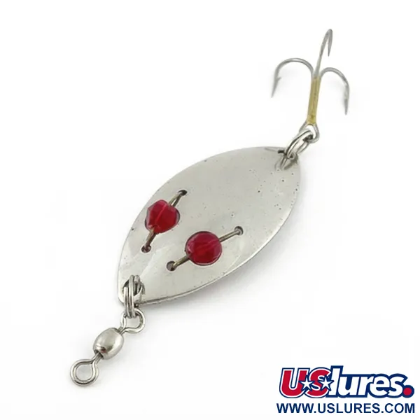 Red Eye Lures Red eye Junior, нікель/червоні очі, 10, блесна коливалка (колебалка) #23639