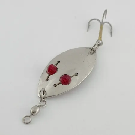 Red Eye Lures Red eye Junior, нікель/червоні очі, 10, блесна коливалка (колебалка) #23639