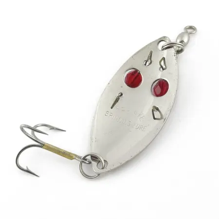 Red Eye Lures Red eye Junior, нікель/червоні очі, 10, блесна коливалка (колебалка) #23639