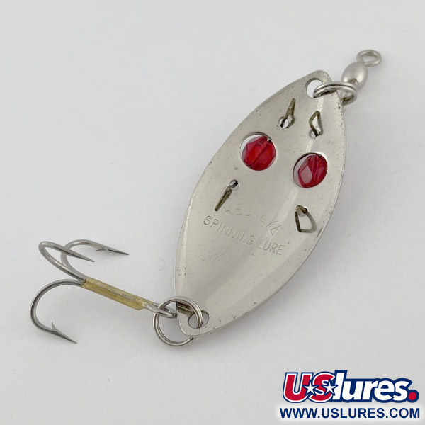 Red Eye Lures Red eye Junior, нікель/червоні очі, 10, блесна коливалка (колебалка) #23639