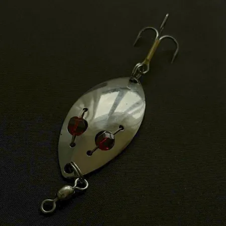 Red Eye Lures Red eye Junior, нікель/червоні очі, 10, блесна коливалка (колебалка) #23639