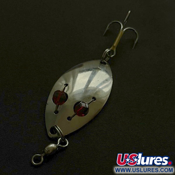 Red Eye Lures Red eye Junior, нікель/червоні очі, 10, блесна коливалка (колебалка) #23639
