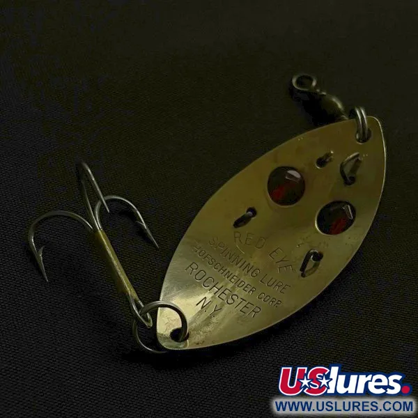 Hofschneider Red eye Junior, нікель/червоні очі, 11, блесна коливалка (колебалка) #23640