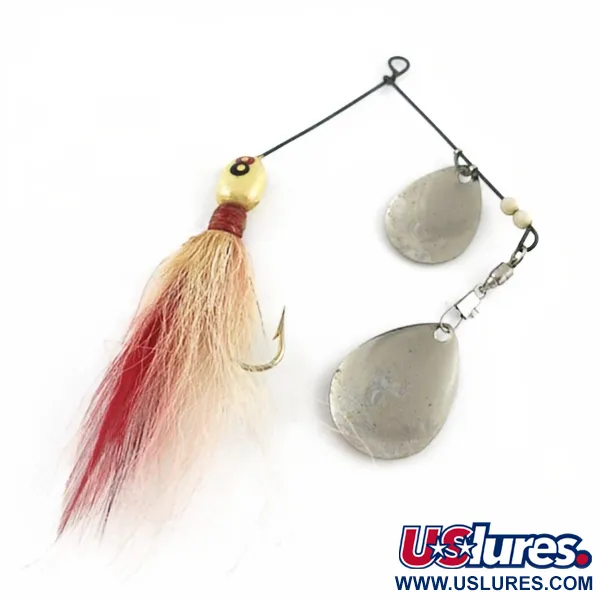   GRASSL’S DOUBLE OO Spinnerbait, silver, 14, блешня оберталка (вертушка) #23653