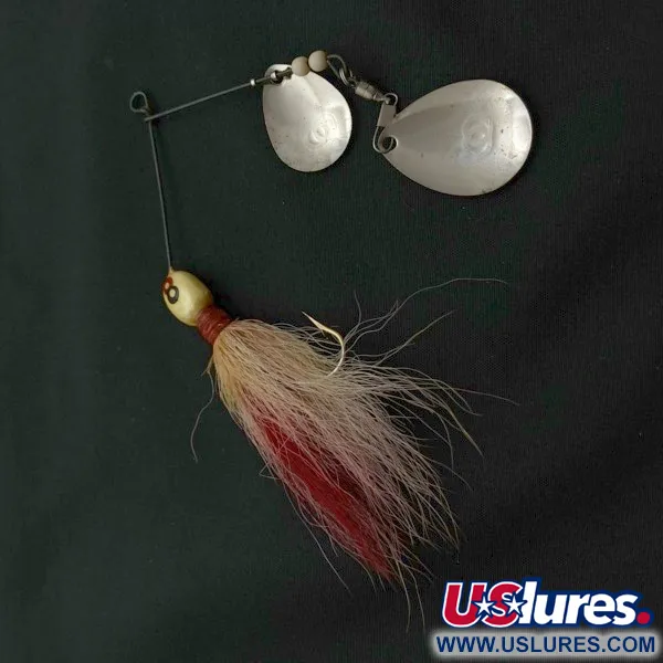  GRASSL’S DOUBLE OO Spinnerbait, silver, 14, блешня оберталка (вертушка) #23653