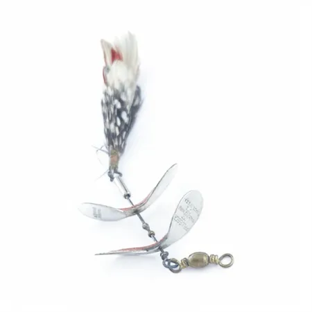 Pflueger Tandem Spinner 1, нікель/червоний, 10, блешня оберталка (вертушка) #23655