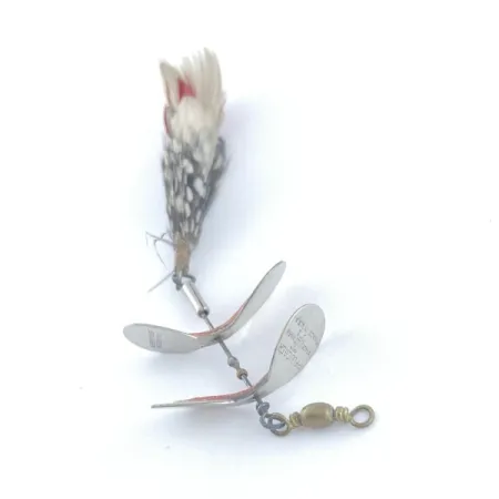 Pflueger Tandem Spinner 1, нікель/червоний, 10, блешня оберталка (вертушка) #23655