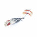  Pflueger Tandem Spinner 1, нікель/червоний, 10, блешня оберталка (вертушка) #23655