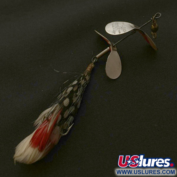  Pflueger Tandem Spinner 1, нікель/червоний, 10, блешня оберталка (вертушка) #23655