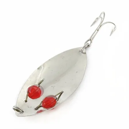 Kmart Kresge, нікель/червоні очі, 10, блесна коливалка (колебалка) #23669