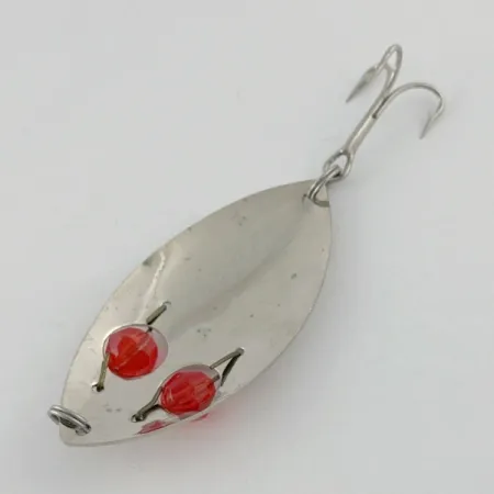 Kmart Kresge, нікель/червоні очі, 10, блесна коливалка (колебалка) #23669